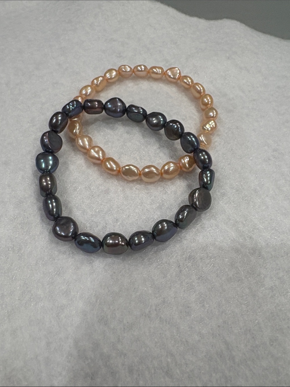 Sets of 2 Genuine Honora Pearl Stretch Bracelets    You get all 3 sets. - Picture 2 of 4